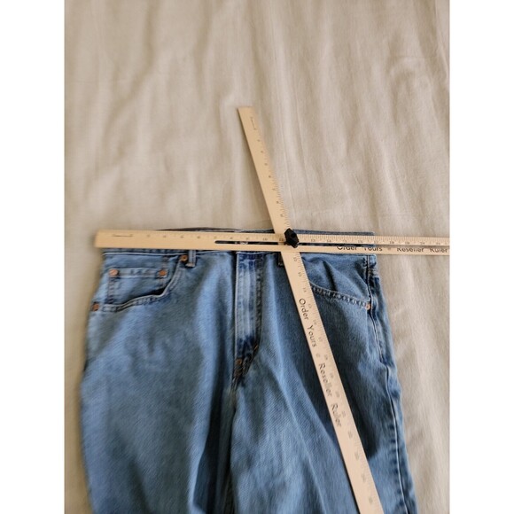 Levis 550 Mens Jeans 34x33 Relaxed Cotton Blue Mid Rise Tapered VTG 90s Y2K - Picture 6 of 16